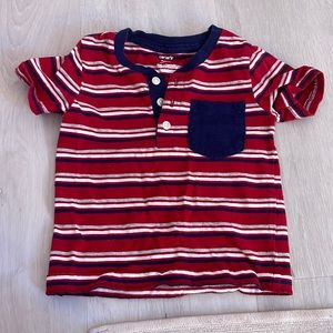 Carters strip shirt- Size 24 months